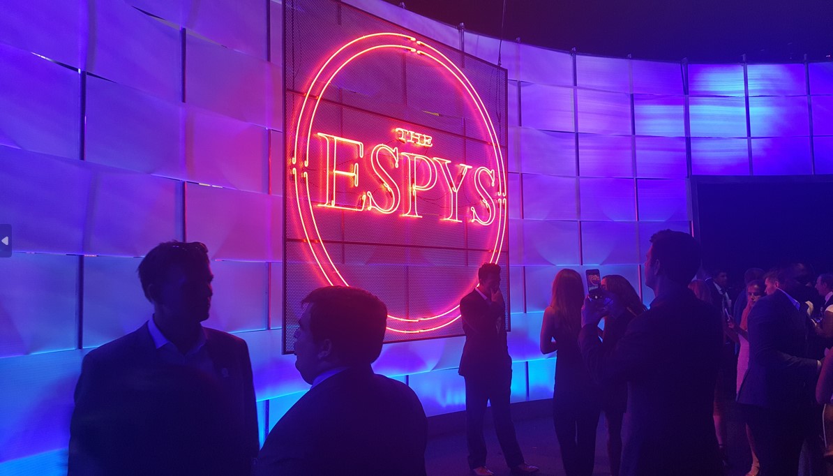 ESPY Awards | LA | 2015 - The brand of ESPN was developed so well that its spin-off properties and sub brands like the ESPY Awards hold their own equity. 