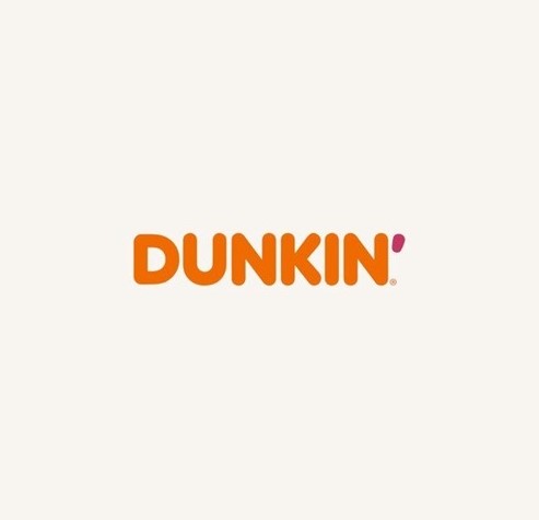 Sarpy County branding, SEO, digital marketing agency Wandering Eye portfolio piece displays an image containing the Dunkin' Donuts logo.